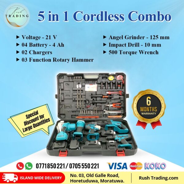 5 in 1 Cordless combo - Image 3