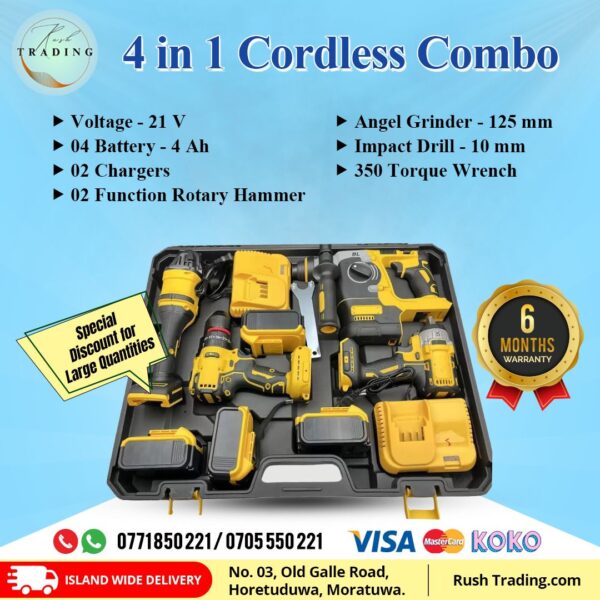 4 in 1 Cordless Combo - Image 8